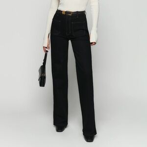 Reformation Alyssa High Rise Wide Leg Jeans